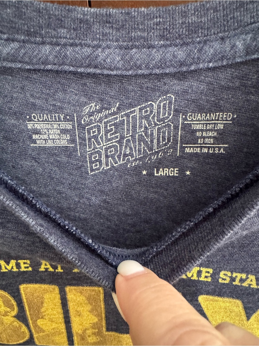 Billy Joel Notre Dame Stadium Concert Tee NWT Sz Large - Picture 2 of 5